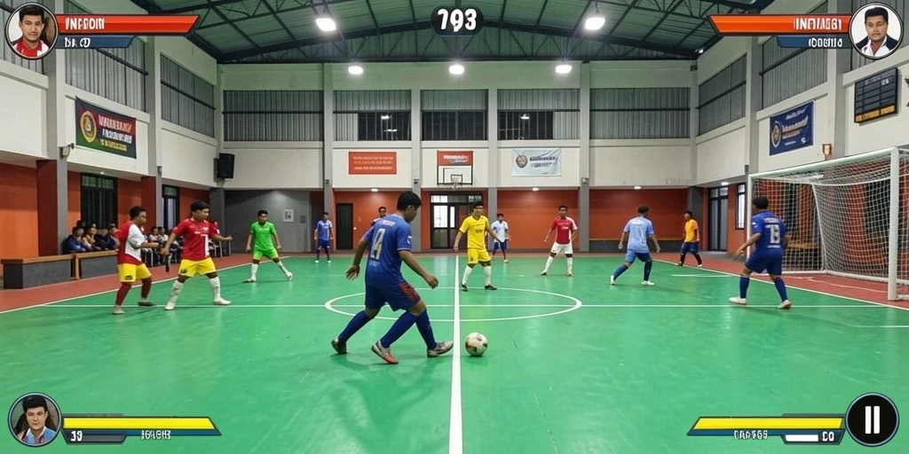 Grafis yang memukau meningkatkan pengalaman bermain.