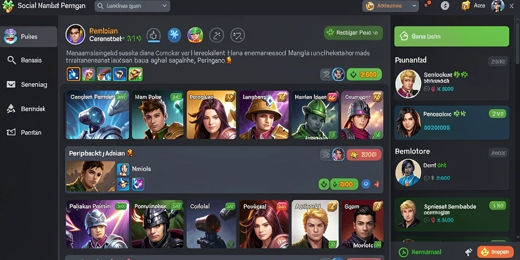 Banyak pilihan tema dan jenis permainan slot.